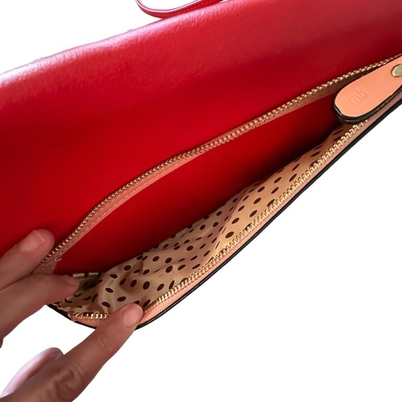Millie Blanco Red shoulder rectangle bag - Picture 4 of 9